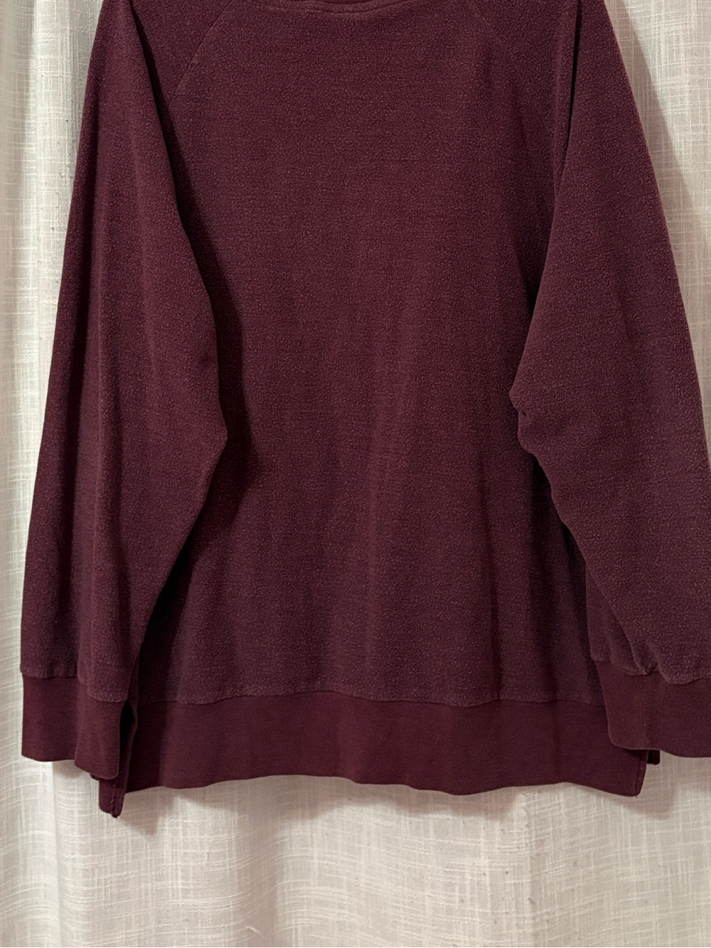 PINK Soft Maroon Graphic Spellout Athletic Sweatshirt - Picture 11 of 12
